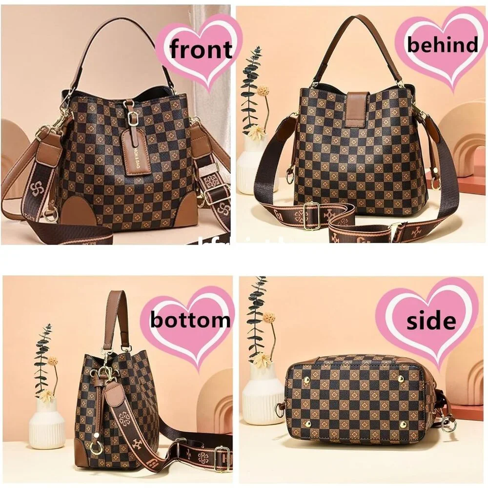 Women's Tote Handbags Ladies Satchel Shoulder Retro Top Handle Hobo Bag